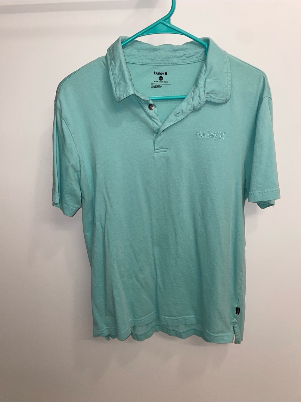 Hurley Men’s Teal Polo Shirt